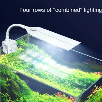 Super Slim LED Aquarium Light Valgustus taimed Kasvavad Valguse 30-79CM Vee Taim Valgustus Veekindel Clip-Lamp Kala Tank - Pilt 2  