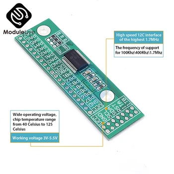 MCP23017 Toide I2C Liides 16bit I/O Laiendamine Mooduli Pin-kood Juhatuse IIC, et GIPO Converter 25mA1 Drive Jaoks Arduino C51 diy - Pilt 2  