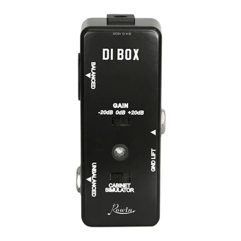 Kvaliteet DI BOX LEF-331 Mikro-DI, Mille Kabiini Sim-kaardi Ja Saada Kitarr Mõju Pedaali True Bypass - Pilt 1  