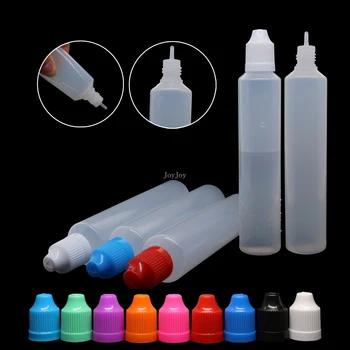 5tk 30ml 60ml LDPE Plastikust Tühi Squeezable Mahla Pudelid Vedelik Sisuliselt Õli või E Tilguti Konteiner-Korgid-Kaaned Pistikud - Pilt 1  