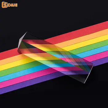 Kolmnurkse Prisma Rainbow Prisma Crystal Foto Füüsika Kerge Eksperiment - Pilt 2  