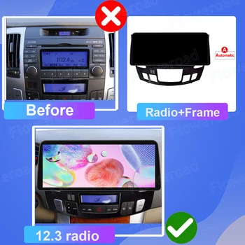 Android 13 QLED Ekraani Hyundai Sonata NF 2009 Auto Raadio 2 Din Multimeedia Video Mängija, GPS 2din Carplay Stereo Automaatne - Pilt 2  