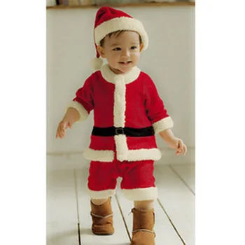 Laste Jõuluvana Kostüüm Super Hubane rollimäng Teema Poole Kostüümid Sobib Kleit Üles Osapooltele - Pilt 2  