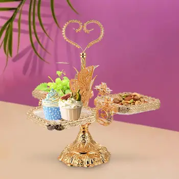 Magustoit Omanik Loominguline Põhjamaade Stiilis Puu-Suupisted Teenindavad Taldrik Candy Teenindavad Taldrik jaoks Pulmapidu Köök Kodu - Pilt 1  