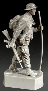1:35 Mõõtkavas Vaik Joonis Mudeli Komplekt Vietnami Sõda Usa Jalaväe Marsivad Miniatuurne Kuju Kokkupanemata Värvimata Diorama Diy Mänguasi 2383 - Pilt 2  