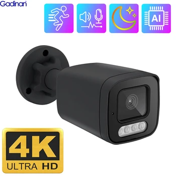 Gadinan 4K 8MP POE IP-Kaamera Väljas Veekindel Metallist Kuuli Smart Home 5MP 4MP Värv Öise Nägemise H. 265+ videovalve P2P - Pilt 1  
