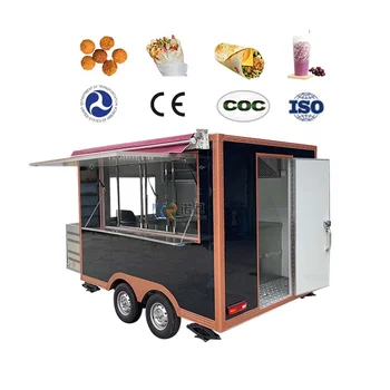 Euroopa müüjad Kasutavad Mobiil toidu veoauto külmik ühik Kiire suupiste toit veokid Sanck Masin - Pilt 1  