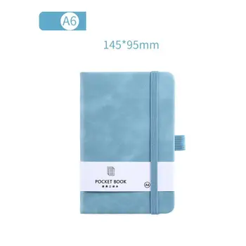 A6/A7 Tasku Notepad Tiheneb Portable Business Notebook 100 lehte Lihtne Stiil Mini Sülearvuti Kooli ja kontori Varustamine - Pilt 2  