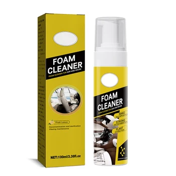 100ml Mitmeotstarbeline Foam Cleaner Spray Multi-Funktsionaalne Võimas Sisustus Stain Remover Salongi Lakke Asukoht - Pilt 1  