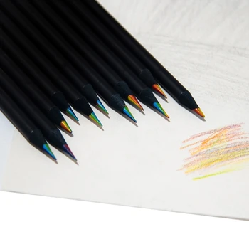 Vikerkaar Värviline Pliiats joonistamiseks Värvimine Sketching Pen Kirjatarvete Vikerkaar Pliiats - Pilt 1  