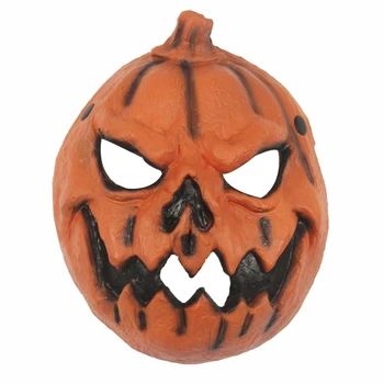 Pumpkin Halloween Mask Scary Kõrvits Pea Kloun Mask Õudus Pool Maskeraad - Pilt 1  