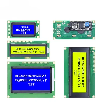 LCD Moodul Sinine Roheline Ekraan Arduino 0802 1602 2004 12864 kajastatud, LCD Iseloomu UNO R3 Mega2560 Ekraan PCF8574T IIC I2C Liides - Pilt 2  