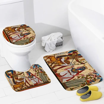 kodu vannitoa põranda matid Värvikas loomade Vann Suu matt kaasaegse vannitoa tarvikud vaip Wc-matt, Vann anti-slip vaip - Pilt 2  