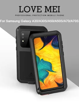 ARMASTUS MEI Case For Samsung Galaxy A30 A30S A50 A50S A70 A70S Võimas Metal Armor Šokk Mustuse Tõendeid Vee Telefon Juhtudel A50 A70 - Pilt 1  