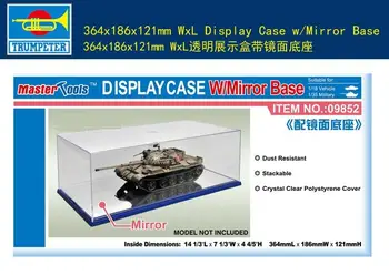 TRUMPETER 09852 364x186x121mm WxL Display Case w/Mirror Alus - Pilt 1  