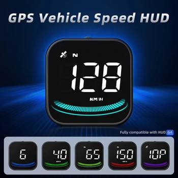 G4 Auto HUD Head Up Display LED GPS Kiirus Kompassi Näit Smart Digital Äratus, Meeldetuletus lubatud kiiruse ületamise Alarm Väsimus Sõidu Meeldetuletus - Pilt 2  