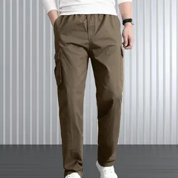 Iga päev Pikad Püksid Mitmekülgne Meeste Cargo Püksid Hingav Multi-taskusse Streetwear-valmis Püksid igapäevaseks Päevas Kulumise - Pilt 2  