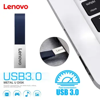 2023 Uued Lenovo USB Flash Drive USB 3.0 High Speed 128GB 256GB 512 GB 1 TB 2TB Flash Pendrive Kinni Pen Drive TV/Arvuti/Auto - Pilt 2  