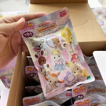 Jaapani Sylvanian Perede Pime Kast Kawaii Telkimine Kleit up Baby Doll Armas Anime Figrues Ruumi Kaunistused Sünnipäeva Kingitused kristuse - Pilt 1  
