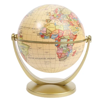 Maapealne Maa Maailmas Maailma Kaart Koos Alusega Geograafia Haridus Mänguasi Kodu Kaunistamiseks Office Ornament Lapsed Kingitus - Pilt 2  