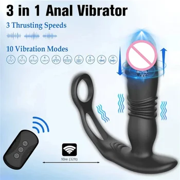 Kondoomid Vibraator Anal Plug Mehed Vibreeriv Aluspüksid Pistik Mees Liha Cup Sex Shop Tõeline Nukk Sugu Tooy Mees Täiskasvanutele 18 Mänguasjad - Pilt 1  