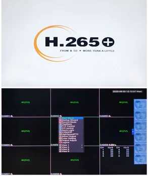 H. 265 5.0 Mp DVR XMEYE NVR 4CH videovalve Süsteem 5 IN 1 AHD TVI CVI Hübriid DVR makk, CCTV Cam - Pilt 2  