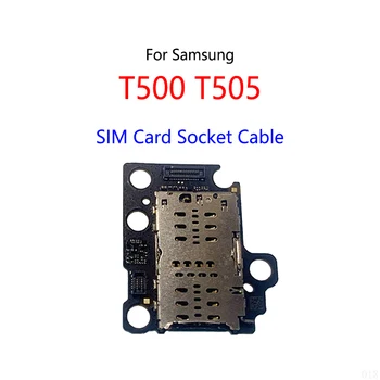 Laadimine USB Dock Connector SIM-Kaardi Pesa, Kõlarite Võimsus Helitugevuse Nuppu Main Board LCD-Ekraani Flex Kaabel Samsung T500 T505 - Pilt 2  