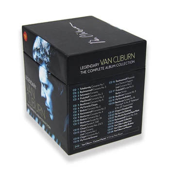 Hiina 28 CD 1 DVD Disc Box Set Ameerika Pianist Van Cliburn Piano Puhas Muusika Laulud Töötab kogu Album Collection - Pilt 2  