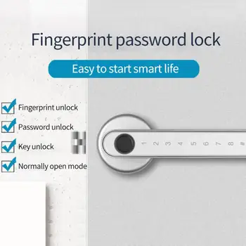 TTlock Smart Sõrmejälg, Parool Ukse Lukk Bluetooth Käepide Lukk Toetust APP Kaugjuhtimispuldi Tööd TTlock Gateway G2 - Pilt 1  