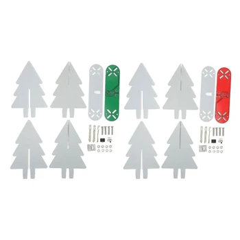 USB Toitega Elektroonilise Jõulupuu DIY 3D Koguda LED Vilkuvad Tuled Jootmist Harjutada HXBE - Pilt 1  
