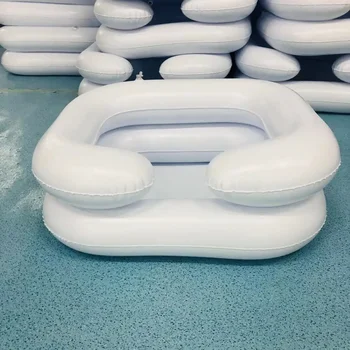 PVC täispuhutavad šampoon basseini PVC täispuhutavad vann toodete Care šampoon basseini šampoon seade voodi, kraanikauss eakatele - Pilt 2  