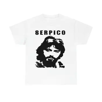 serpico trafarett-särk , Al Pacino aastal Serpico KLASSIKALINE FILM T-SÄRK - Pilt 1  