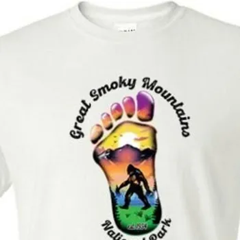 T-Särk Great Smokey Mountains National Osa LUMEINIMENE Täiskasvanud - Pilt 1  