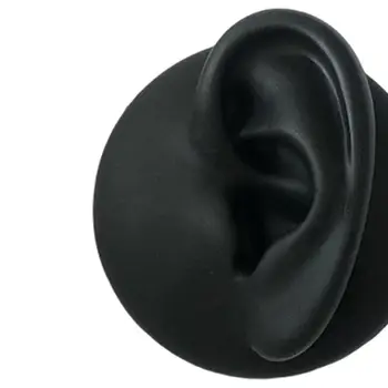Simulatsioon Kõrva Mudel Silikooni Must Ehted Ekraan Asmr Uni Aitab paremasse Kõrva Must - Pilt 1  