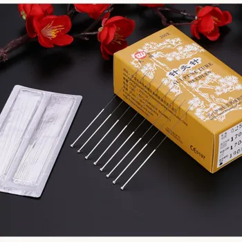 Full gold-plated akupunktuuri nõelad Hiina meditsiini kuld nõela 200pcs tasuta shipping - Pilt 1  
