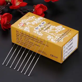 Full gold-plated akupunktuuri nõelad Hiina meditsiini kuld nõela 200pcs tasuta shipping - Pilt 2  