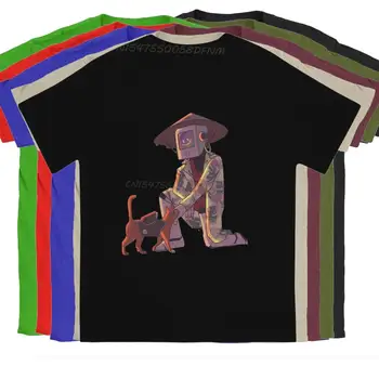 Läikiv T-särgid Meestele Puhtast Puuvillast Vintage T-Särgid Camisas Hulkuvate Mäng Seiklus Tees Meeste T-Särgid Kawaii Riided Classic - Pilt 1  
