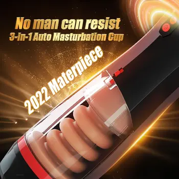 Automaatne Imemiseks Meeste Masturbatsioon Cup Sisemine Teleskoop Vibraator Mees Masturb Vaginas Meeste Sugu Mänguasi Vaginas Meestele - Pilt 2  