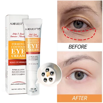 AUQUEST Peptiidid Anti Wrinkle Eye Cream Anti-Vananemise Silmad Trahvi Read, Lift Firma Kofeiini Tumedad Ringid Remover Koor Silma Skin Care - Pilt 1  