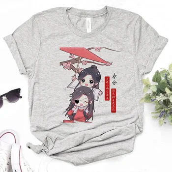 Tian Guan Ci Fu TGCF t-särk naiste suvel disainer streetwear t-särk tüdruk anime disainer y2k riided - Pilt 1  