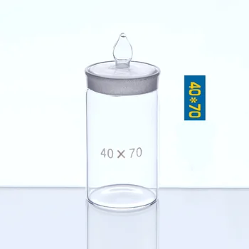 10-90mm Madal Kõrge Vorm Klaasi Tihendi Kaalumine Roog Proovi Pudel Labrotary Klaastooted Keemiline Eksperiment - Pilt 2  