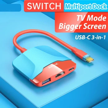 Lüliti Dokk TV Doki Nintendo Lüliti Kaasaskantav Docking Station USB K 4K HDMI-ühilduva USB 3.0 keskus Macbook Tarvikud - Pilt 1  