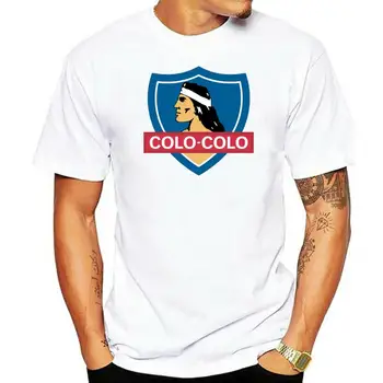 Mens Colo Colo Tšiili T-Särk Suvel Moe T-särk Camiseta Jalgpalli Futbol Jalgpall Blanco Y Negro - Pilt 1  