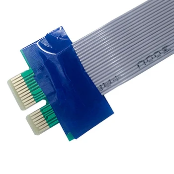 20X PCI Express Ärkaja Kaardi pikendusjuhe PCIE 1X 1X Pesa Ärkaja Kaardi Converter Extender Kaabel Adapter - Pilt 2  