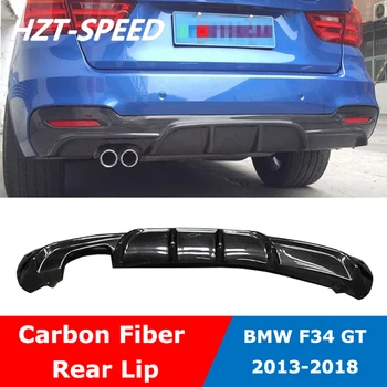 F34 Carbon Fiber Auto Ühe poole 2 Sätestatud MT Stiilis esistange Lip Difuusor, Spoiler BMW 3 Seeria F34 GT 2013 - 2018 - Pilt 1  
