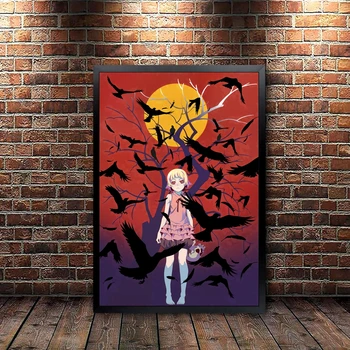 Kizumonogatari Osa 1: Tekketsu 2 Anime Plakat seriaal Lõuend Prindi Plakat Seina Maali Teenetemärgi Kingitus Kohandada - Pilt 1  