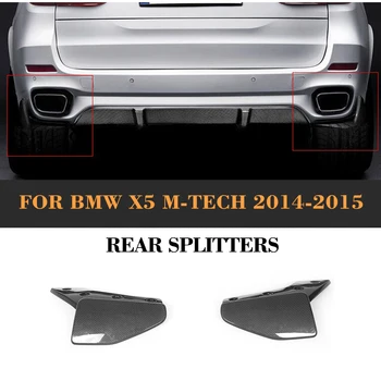 Carbon Fiber Rear Bumper-Lõhkujad Lip Spoiler Põll BMW F15 X5 M-Tech Ainult 2014 2015 Auto Kleebis Spoiler - Pilt 1  