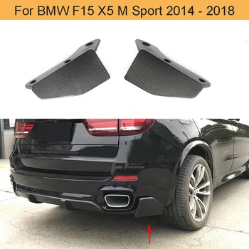 Carbon Fiber Rear Bumper-Lõhkujad Lip Spoiler Põll BMW F15 X5 M-Tech Ainult 2014 2015 Auto Kleebis Spoiler - Pilt 2  