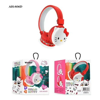 Hello Kitty Kõrvaklapid, Bluetooth Kõrvaklappide Stereo Gamer Armas Naiste Õpilased Traadita Kõrvaklappide Surround Sound Stereo Kõrvaklappide Uus - Pilt 2  