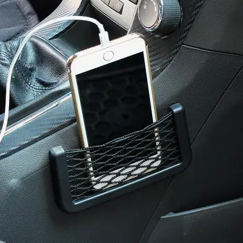 Universaalne Must Auto Net Kott Telefoni Omanik Hyundai i30 tucson aktsent solaris ix35 i20 i40 kona creta santa fe - Pilt 2  